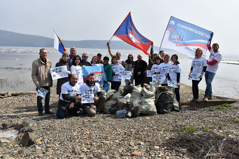 ДГК провела в Хабаровске первую в году федеральную экологическую акцию «оБЕРЕГАй»